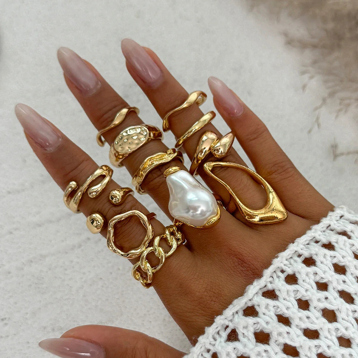 Bague Ouverte style Riviera